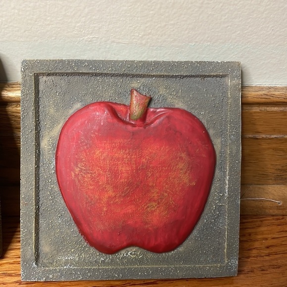 (4) Rustic Fruit Coasters Farmhouse Kitchen Decor  Country Style Drink Coasters - Picture 5 of 8